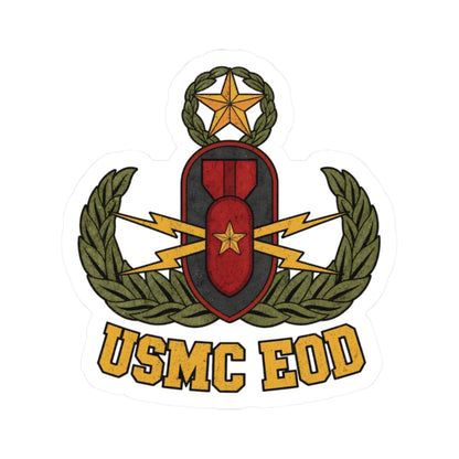 K-Factor Supply Co USMC EOD Crab Sticker 2" × 2"