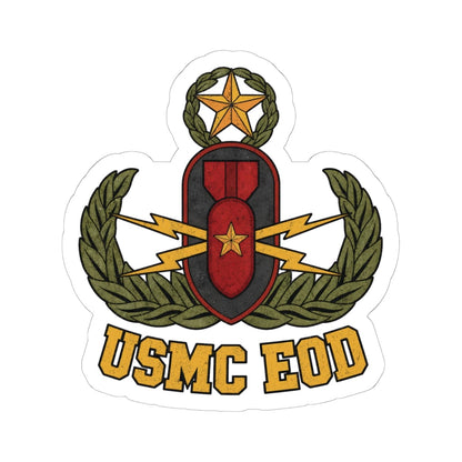 K-Factor Supply Co USMC EOD Crab Sticker 6" × 6"