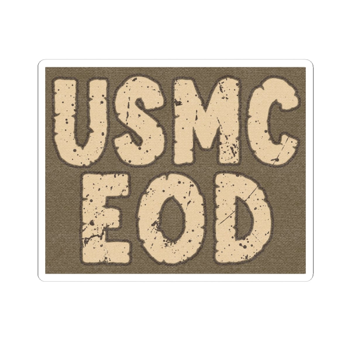 K-Factor Supply Co USMC EOD Sticker 3" × 3"