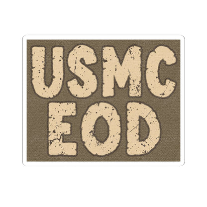 K-Factor Supply Co USMC EOD Sticker 4" × 4"