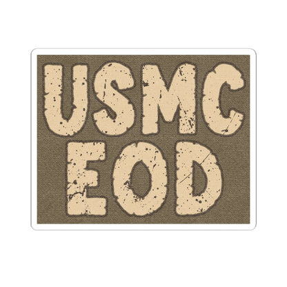 K-Factor Supply Co USMC EOD Sticker 6" × 6"