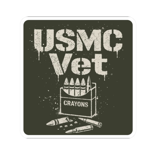 K-Factor Supply Co USMC Vet Mk 1 Mod 1 Sticker 2" × 2"