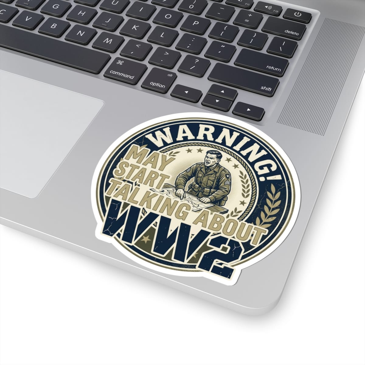 K-Factor Supply Co Warning - WW2 Buff Mk 1 Sticker