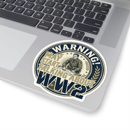 K-Factor Supply Co Warning - WW2 Buff Mk 1 Sticker
