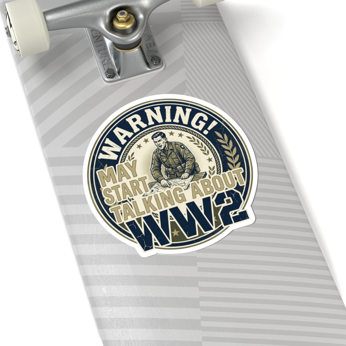 K-Factor Supply Co Warning - WW2 Buff Mk 1 Sticker