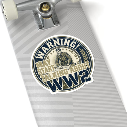 K-Factor Supply Co Warning - WW2 Buff Mk 1 Sticker
