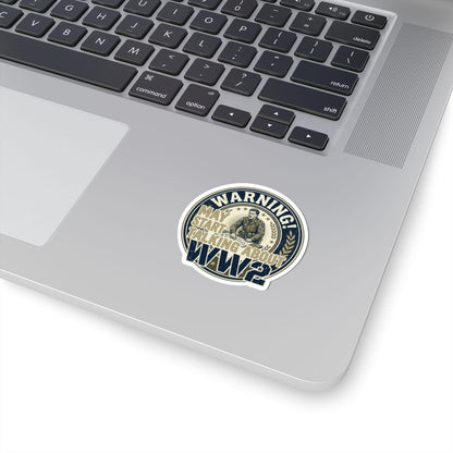 K-Factor Supply Co Warning - WW2 Buff Mk 1 Sticker