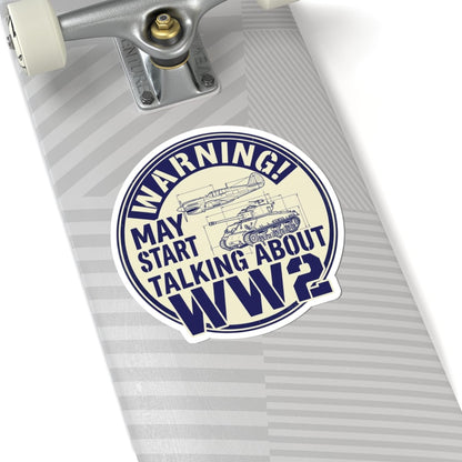K-Factor Supply Co Warning - WW2 Buff Mk 2 Sticker