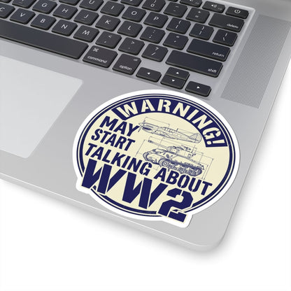 K-Factor Supply Co Warning - WW2 Buff Mk 2 Sticker