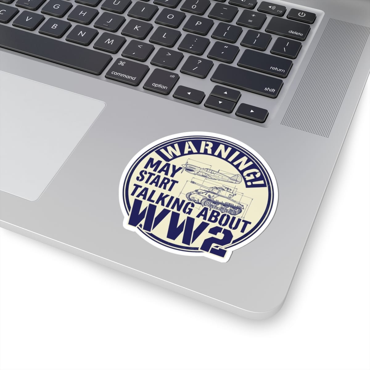 K-Factor Supply Co Warning - WW2 Buff Mk 2 Sticker