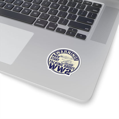 K-Factor Supply Co Warning - WW2 Buff Mk 2 Sticker
