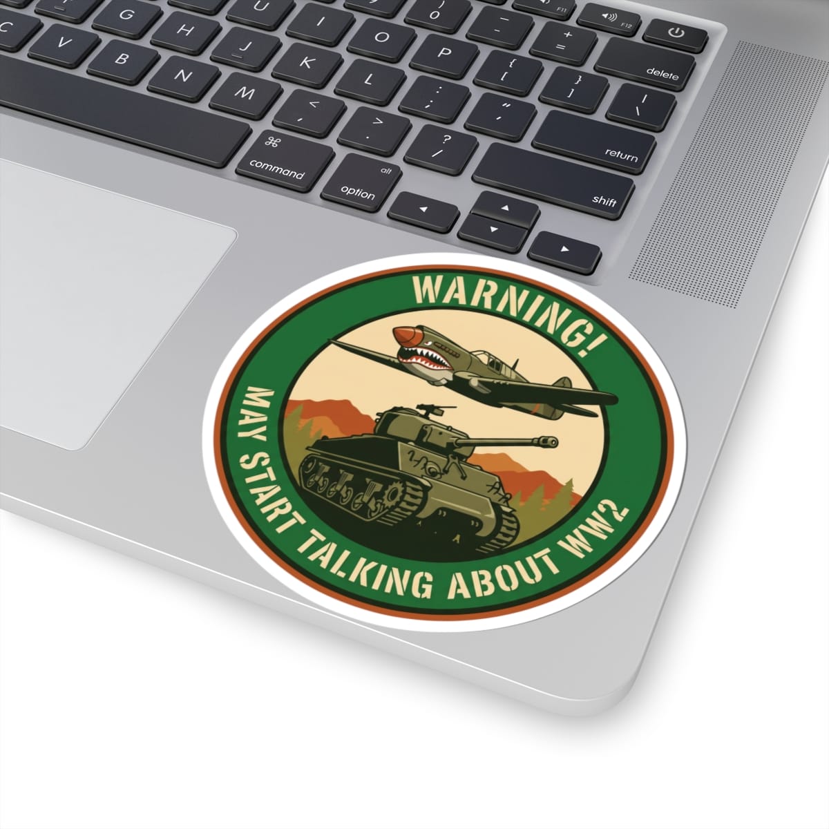 K-Factor Supply Co Warning - WW2 Buff Mk 3 Sticker