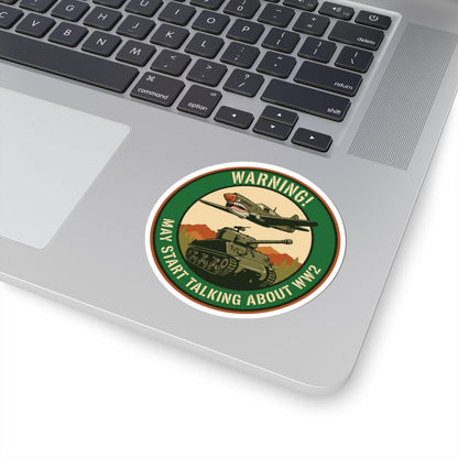 K-Factor Supply Co Warning - WW2 Buff Mk 3 Sticker