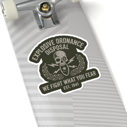 K-Factor Supply Co We Fight What You Fear Sticker