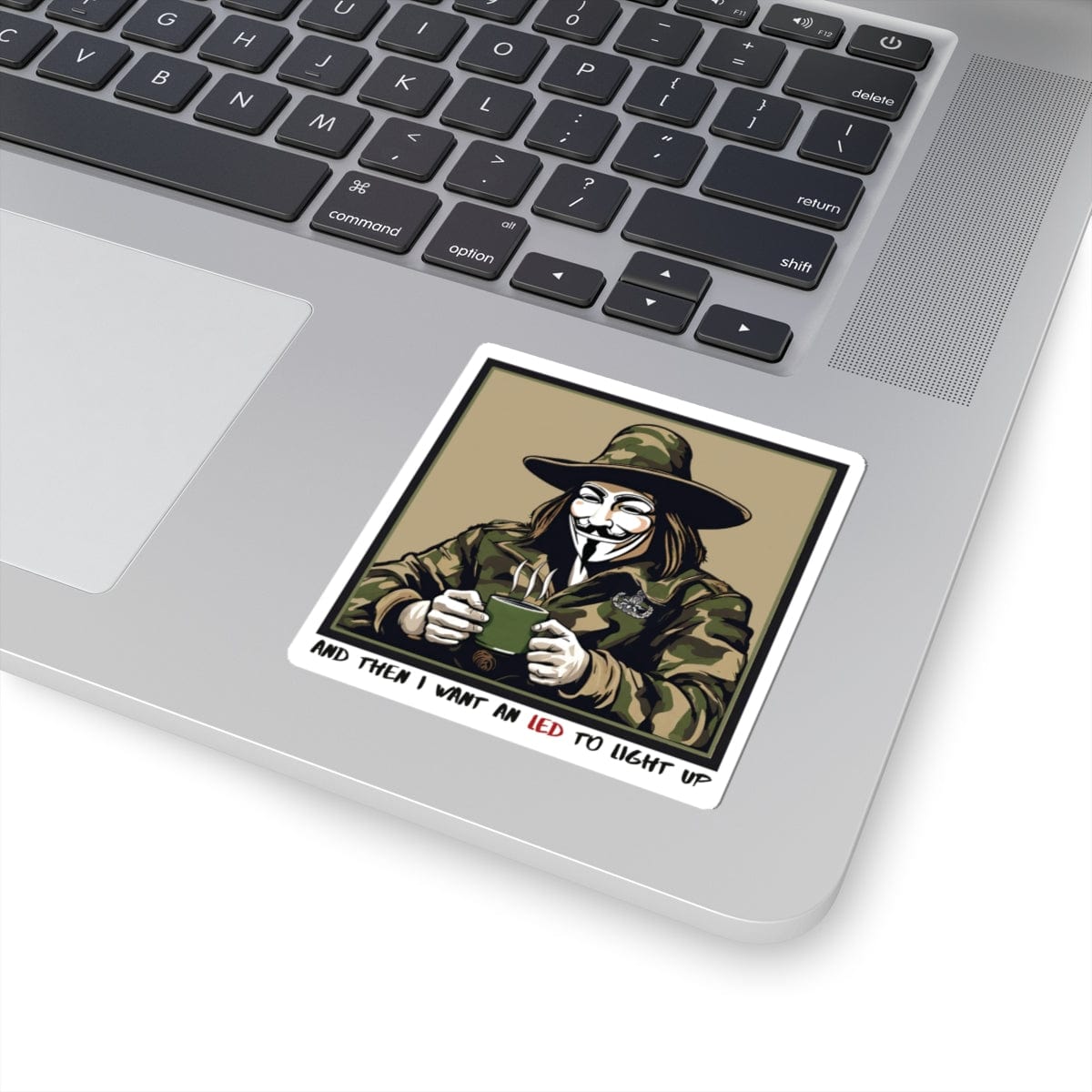 K-Factor Supply Co What the Fawkes Says (LED) Sticker