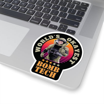 K-Factor Supply Co World's Okayest Bomb Tech Mk 2 Mod 1 Sticker