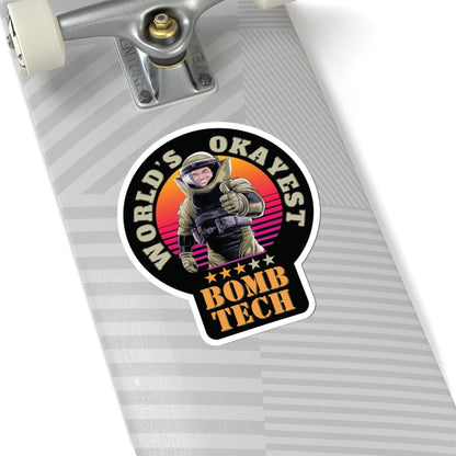 K-Factor Supply Co World's Okayest Bomb Tech Mk 2 Mod 1 Sticker