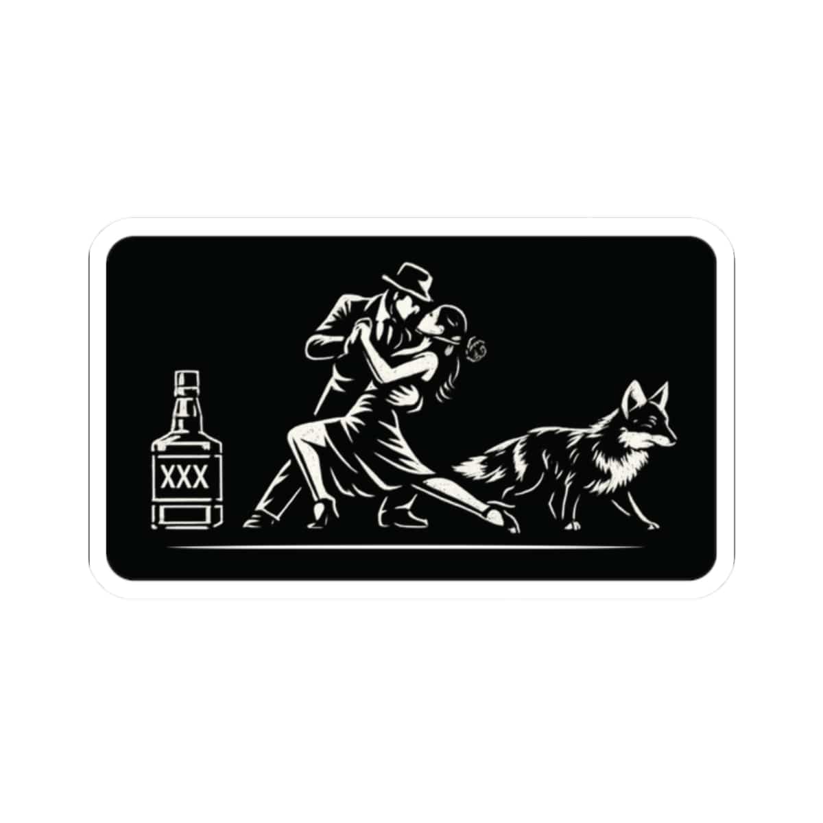 K-Factor Supply Co WTF Pictogram Sticker 2" × 2"