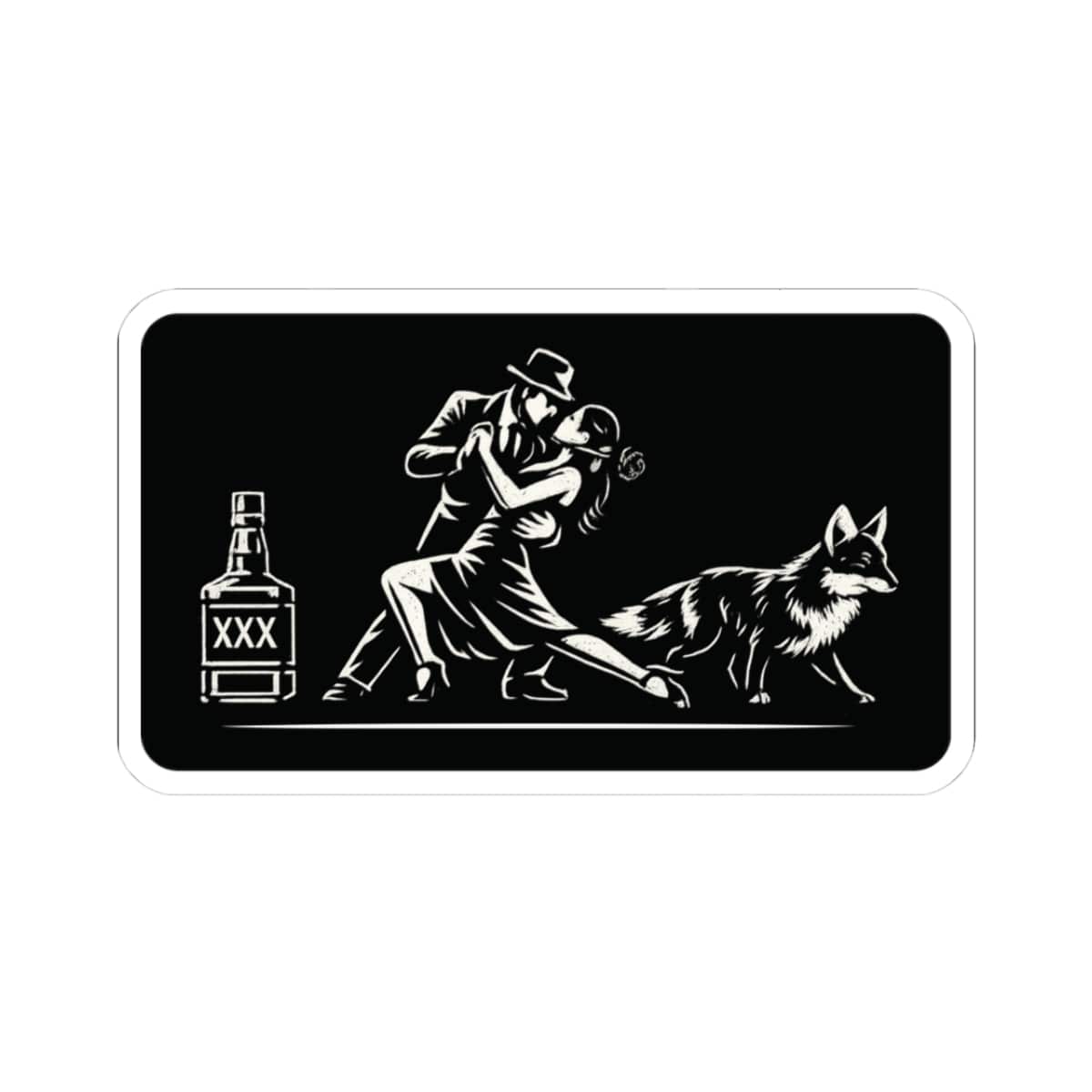 K-Factor Supply Co WTF Pictogram Sticker 3" × 3"