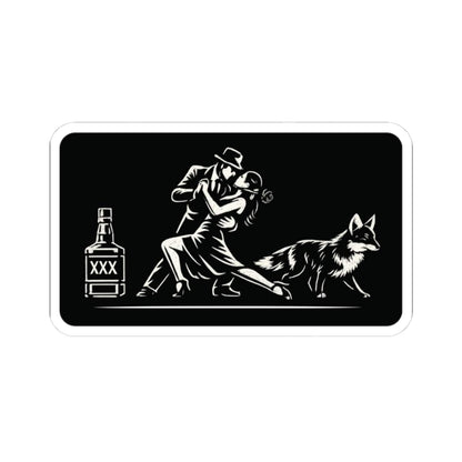 K-Factor Supply Co WTF Pictogram Sticker 3" × 3"