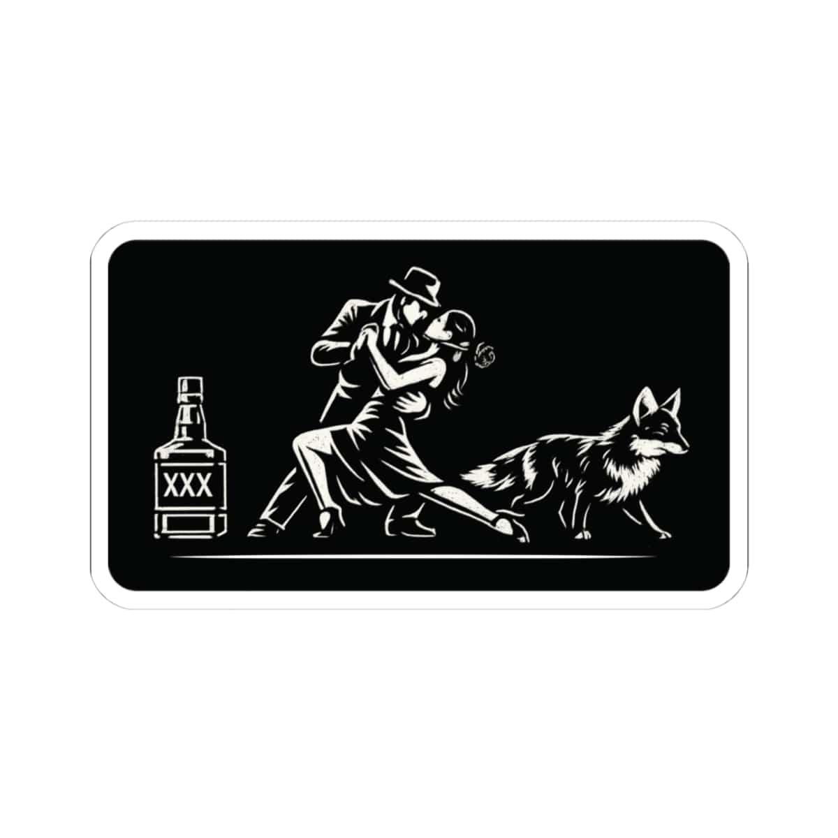 K-Factor Supply Co WTF Pictogram Sticker 4" × 4"