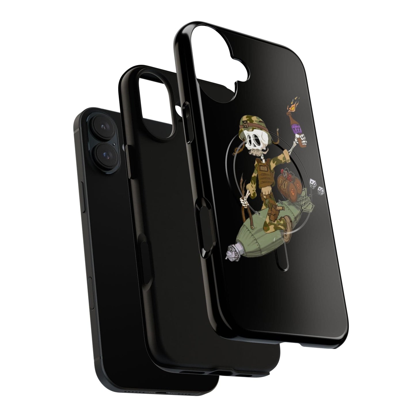 K-Factor Supply Co All the Way Down Tough Magnetic iPhone Case