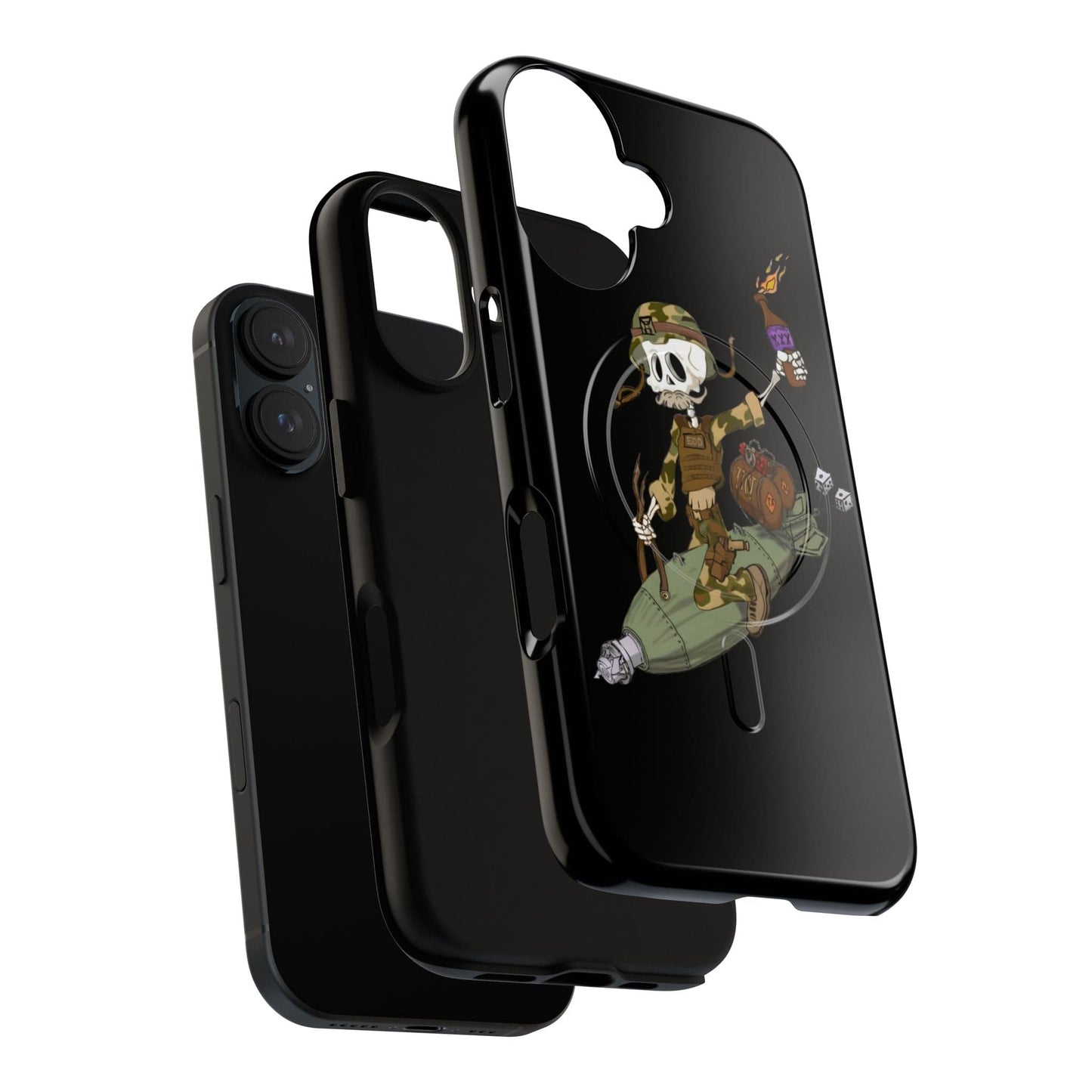 K-Factor Supply Co All the Way Down Tough Magnetic iPhone Case