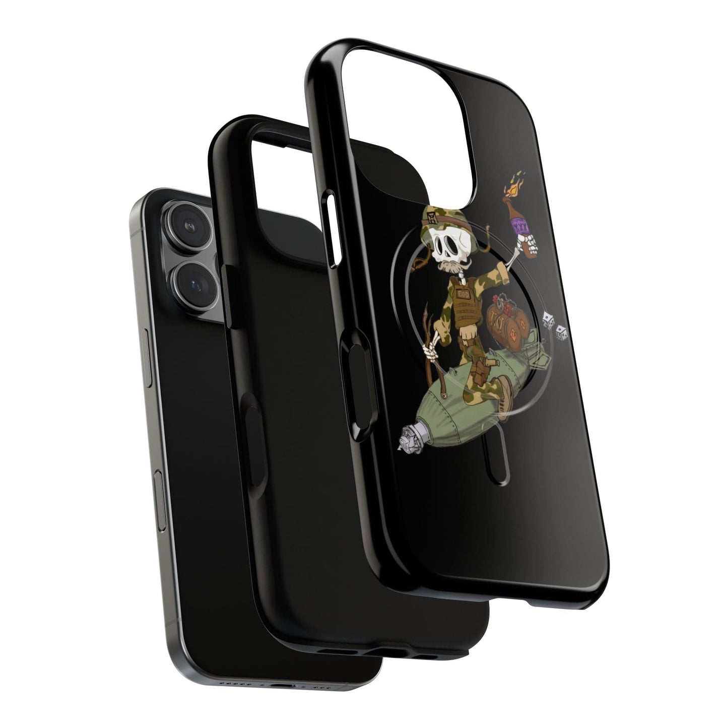 K-Factor Supply Co All the Way Down Tough Magnetic iPhone Case
