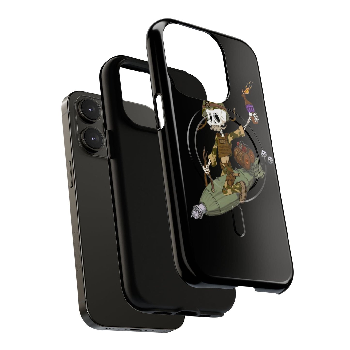 K-Factor Supply Co All the Way Down Tough Magnetic iPhone Case