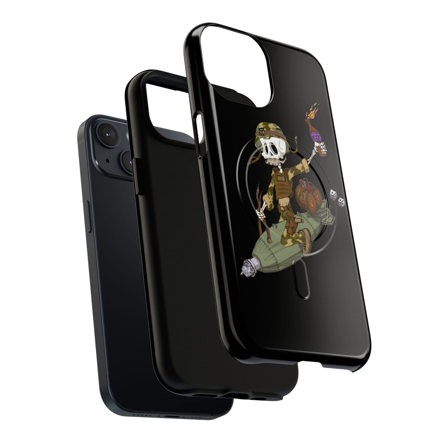 K-Factor Supply Co All the Way Down Tough Magnetic iPhone Case