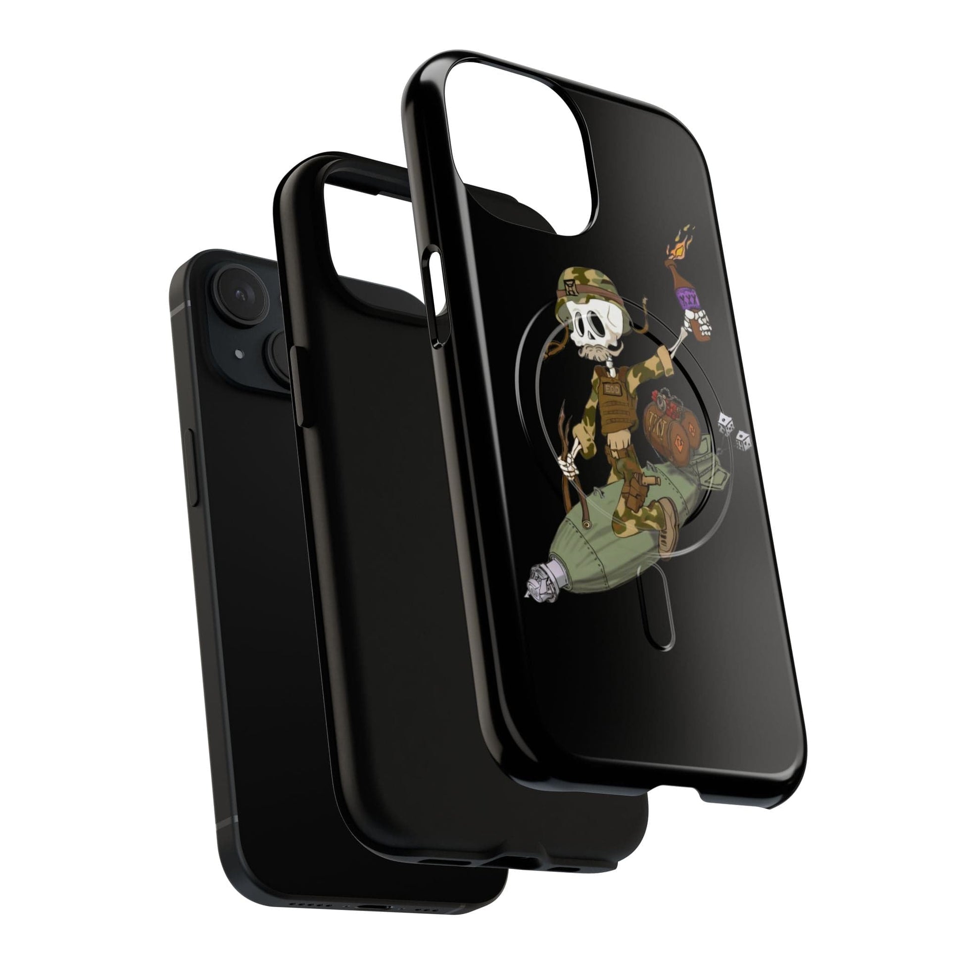 K-Factor Supply Co All the Way Down Tough Magnetic iPhone Case