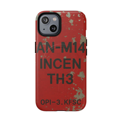 K-Factor Supply Co AN-M14 Thermite Tough Magnetic iPhone Case iPhone 14
