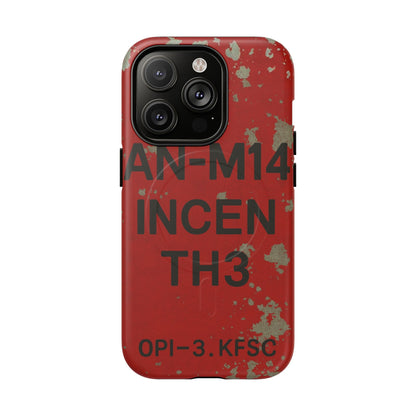 K-Factor Supply Co AN-M14 Thermite Tough Magnetic iPhone Case iPhone 14 Pro / Matte