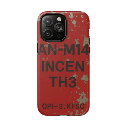 K-Factor Supply Co AN-M14 Thermite Tough Magnetic iPhone Case iPhone 14 Pro Max