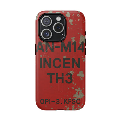 K-Factor Supply Co AN-M14 Thermite Tough Magnetic iPhone Case iPhone 15 Pro / Matte