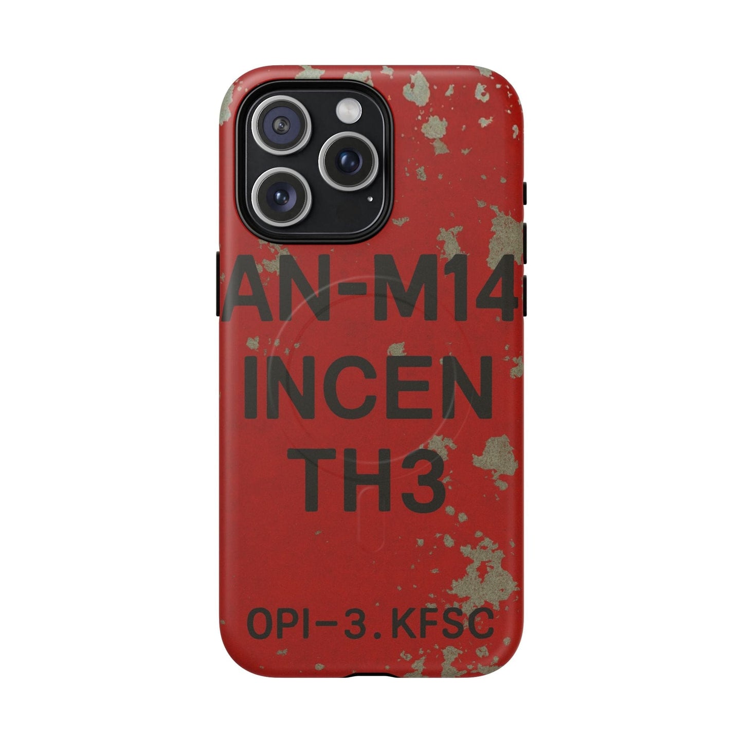 K-Factor Supply Co AN-M14 Thermite Tough Magnetic iPhone Case iPhone 15 Pro Max