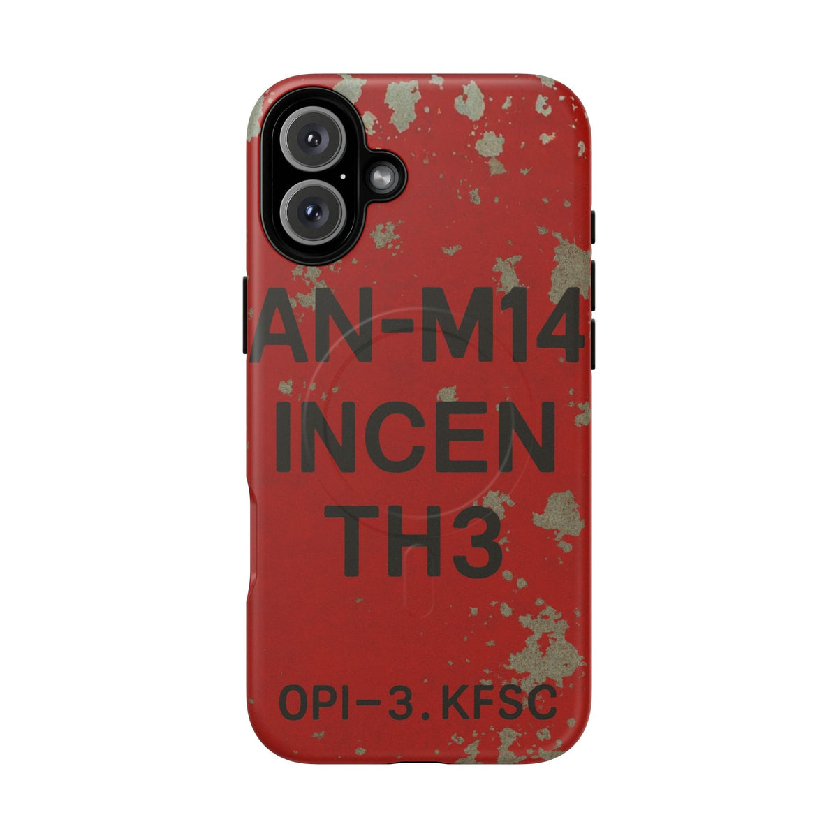 K-Factor Supply Co AN-M14 Thermite Tough Magnetic iPhone Case iPhone 16 Plus / Matte