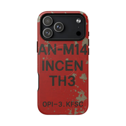 K-Factor Supply Co AN-M14 Thermite Tough Magnetic iPhone Case iPhone 17 Pro Max / Matte