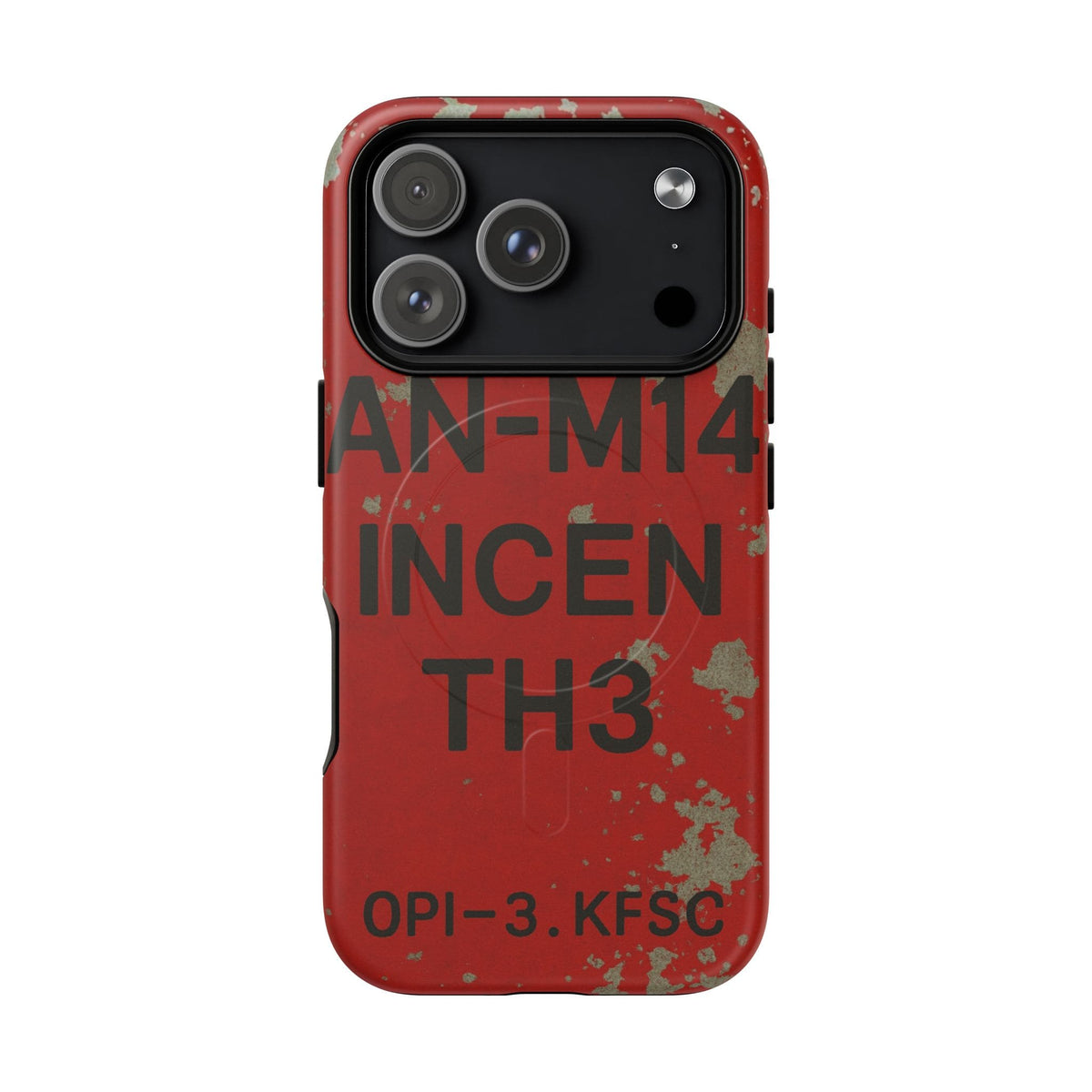 K-Factor Supply Co AN-M14 Thermite Tough Magnetic iPhone Case iPhone 18 Pro / Matte