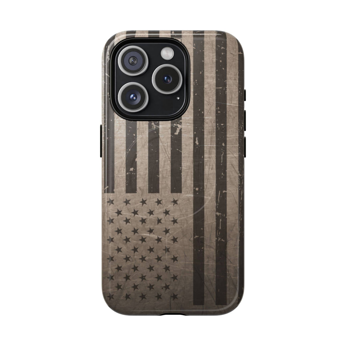 K-Factor Supply Co Battle Flag Tough Magnetic iPhone Case iPhone 15 Pro / Glossy