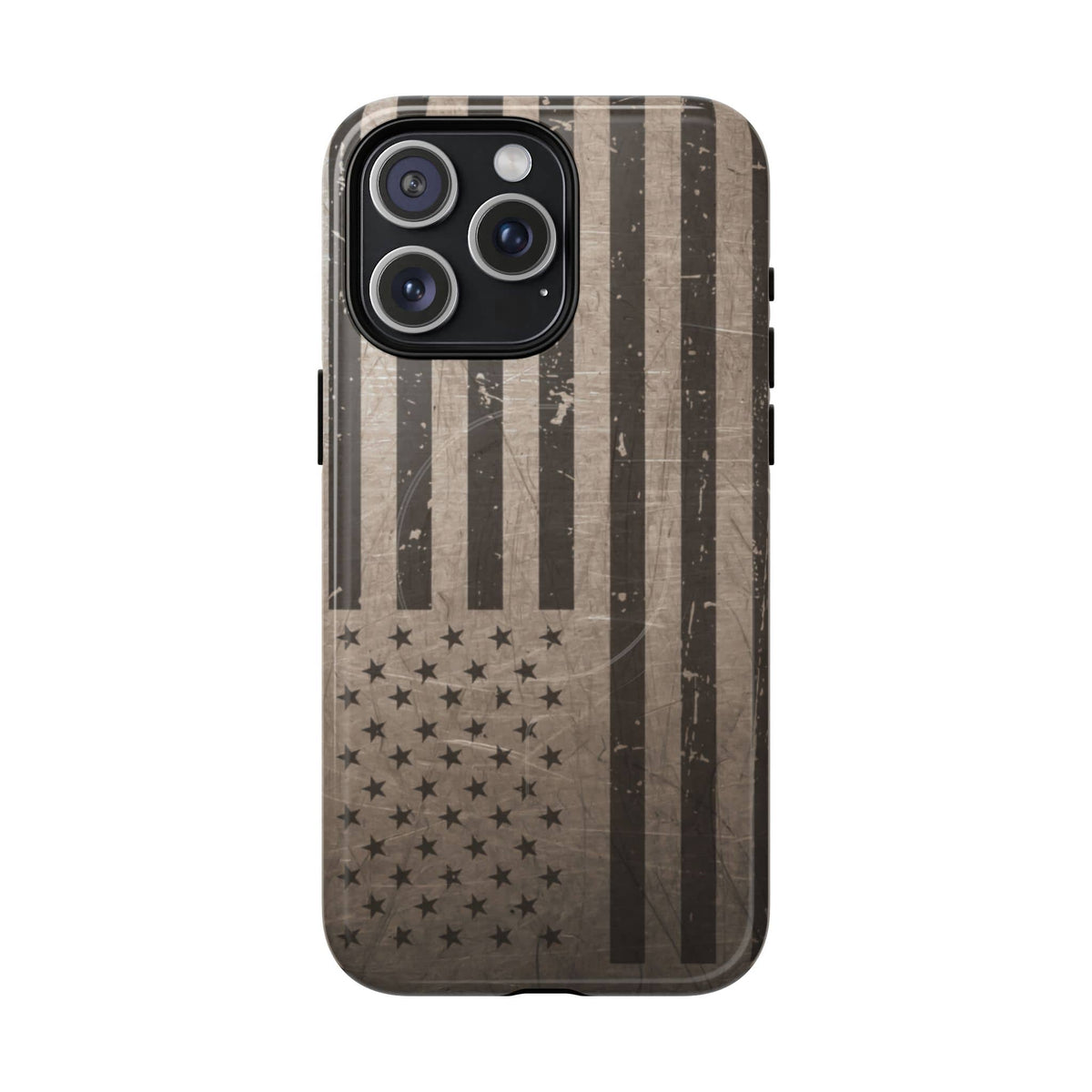 K-Factor Supply Co Battle Flag Tough Magnetic iPhone Case iPhone 15 Pro Max / Glossy