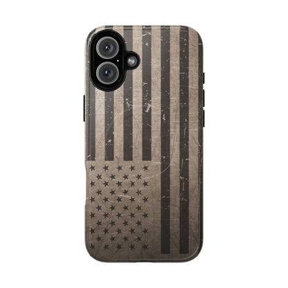 K-Factor Supply Co Battle Flag Tough Magnetic iPhone Case iPhone 16 Plus / Glossy