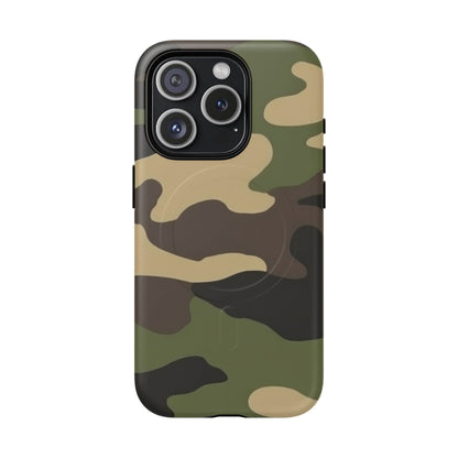 K-Factor Supply Co BDU Camo Tough Magnetic iPhone Case iPhone 15 Pro / Matte