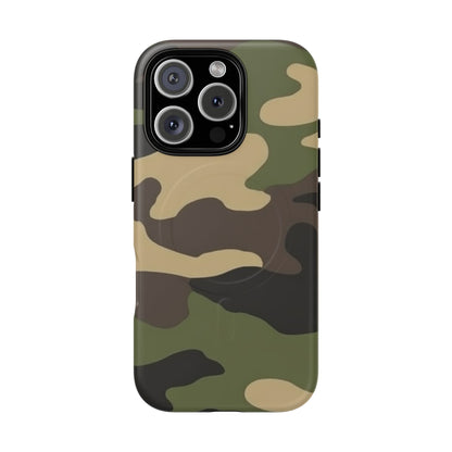 K-Factor Supply Co BDU Camo Tough Magnetic iPhone Case iPhone 16 Pro / Matte