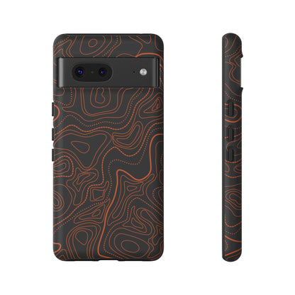 K-Factor Supply Co Blackout Topo Tough Android Case Google Pixel 7 / Matte