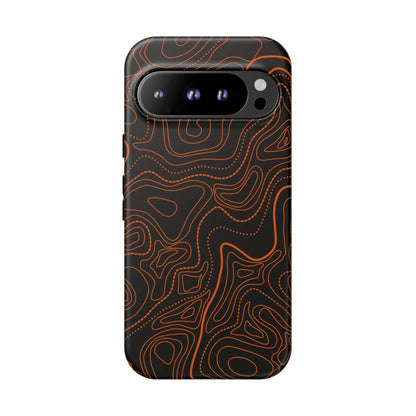 K-Factor Supply Co Blackout Topo Tough Android Case Google Pixel 9 Pro / Matte