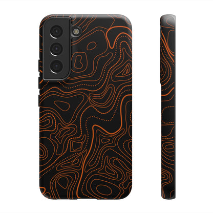 K-Factor Supply Co Blackout Topo Tough Android Case Samsung Galaxy S22 / Matte