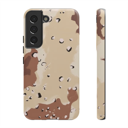 K-Factor Supply Co Chocolate Chip Camo Tough Android Case Samsung Galaxy S22 / Matte