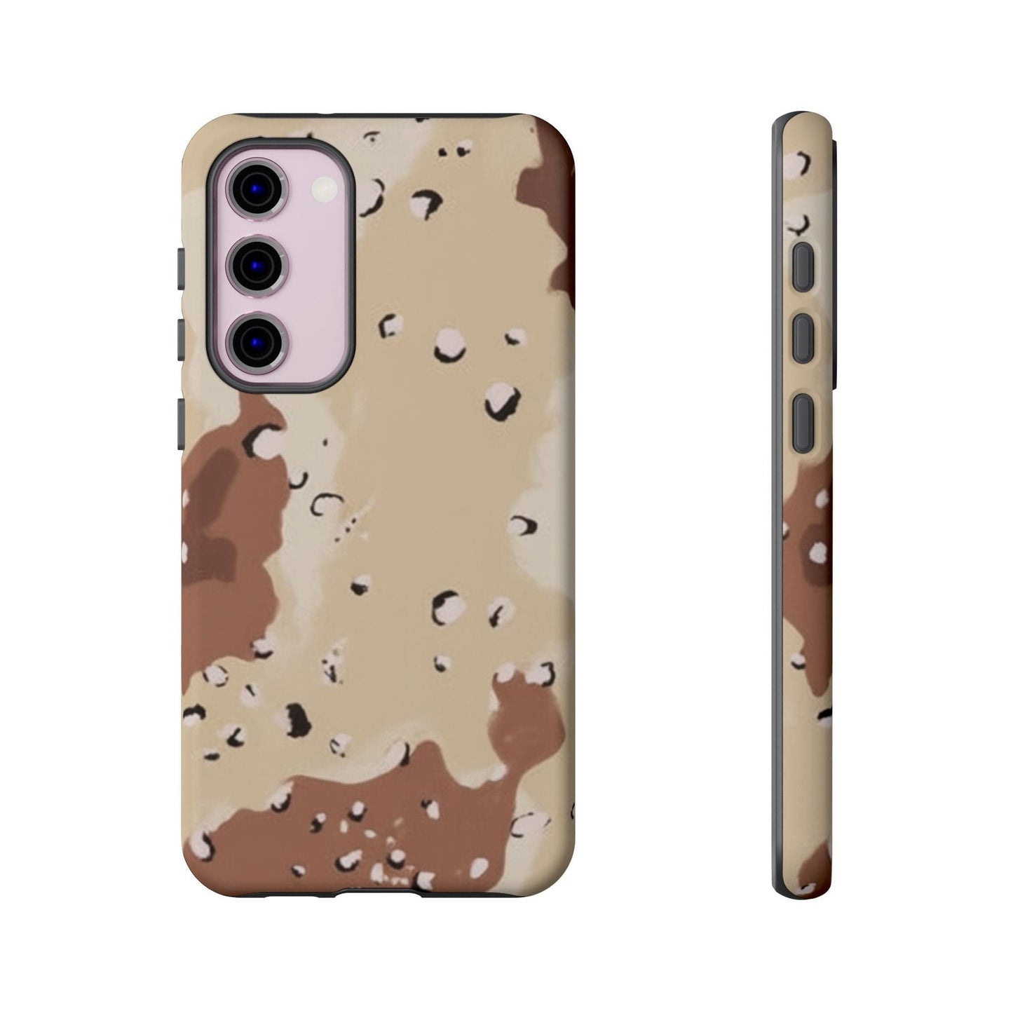 K-Factor Supply Co Chocolate Chip Camo Tough Android Case Samsung Galaxy S23 Plus
