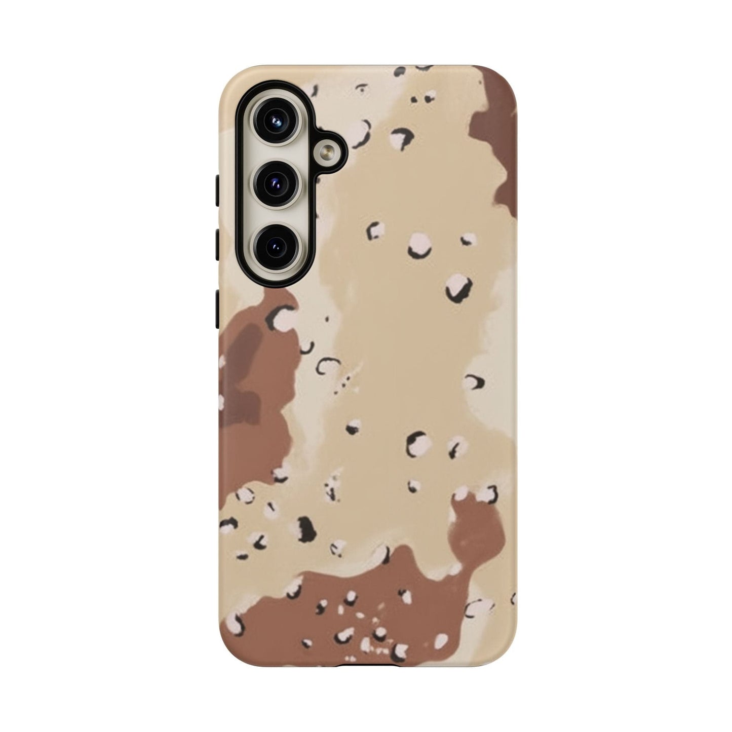 K-Factor Supply Co Chocolate Chip Camo Tough Android Case Samsung Galaxy S24 Plus